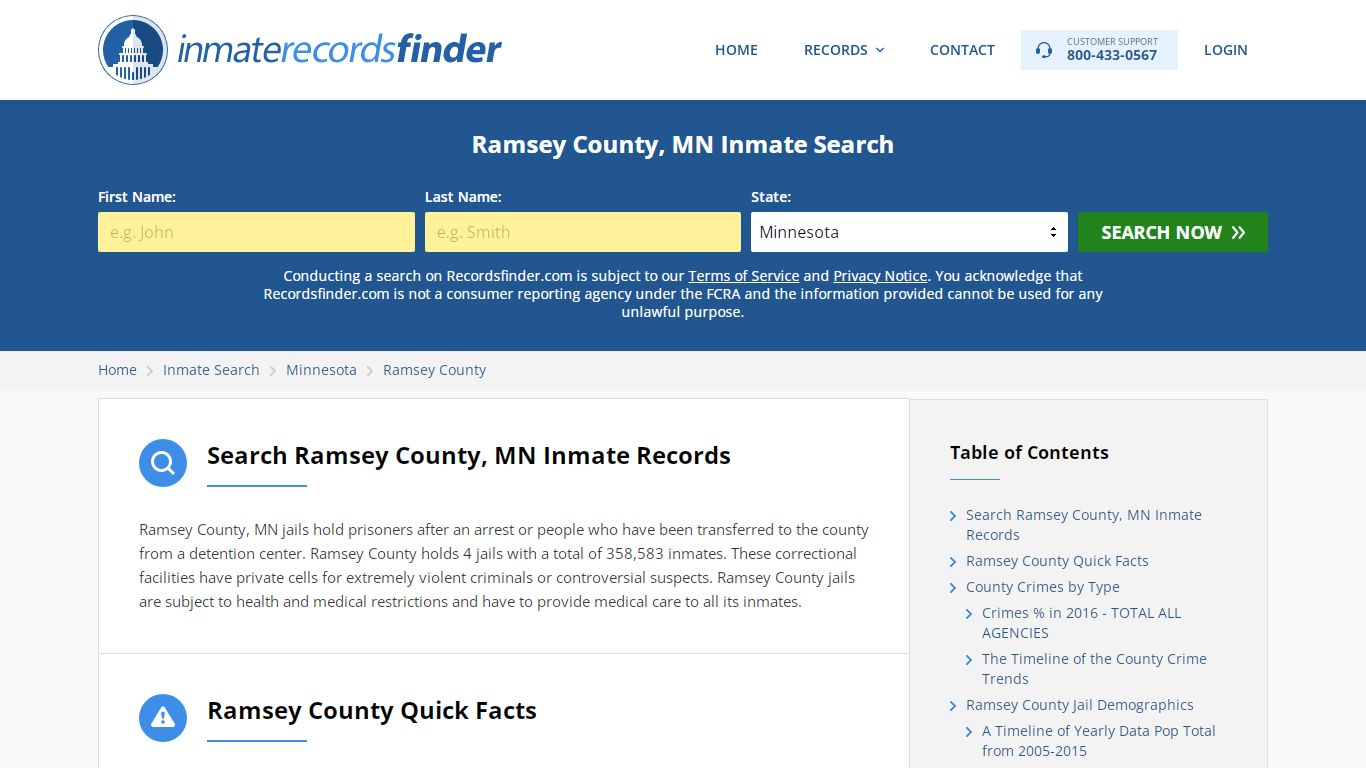 Ramsey County, MN Inmate Lookup & Jail Records Online